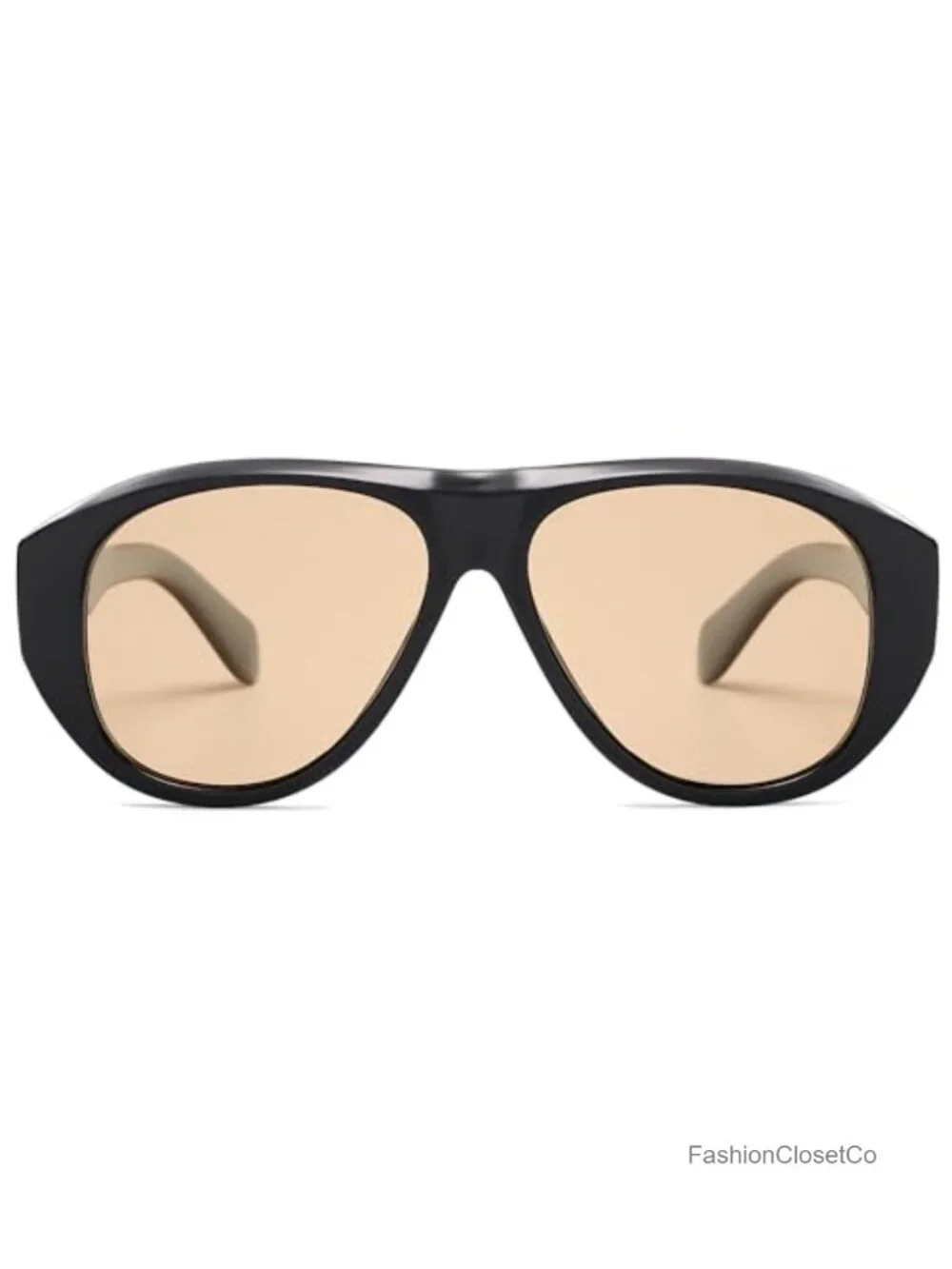 Retro Oversized Polarized Aviator Sunglasses UV Protection